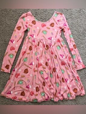 LAST CHANCE* Little Sleepies Pink All Stars Dress Girl 7